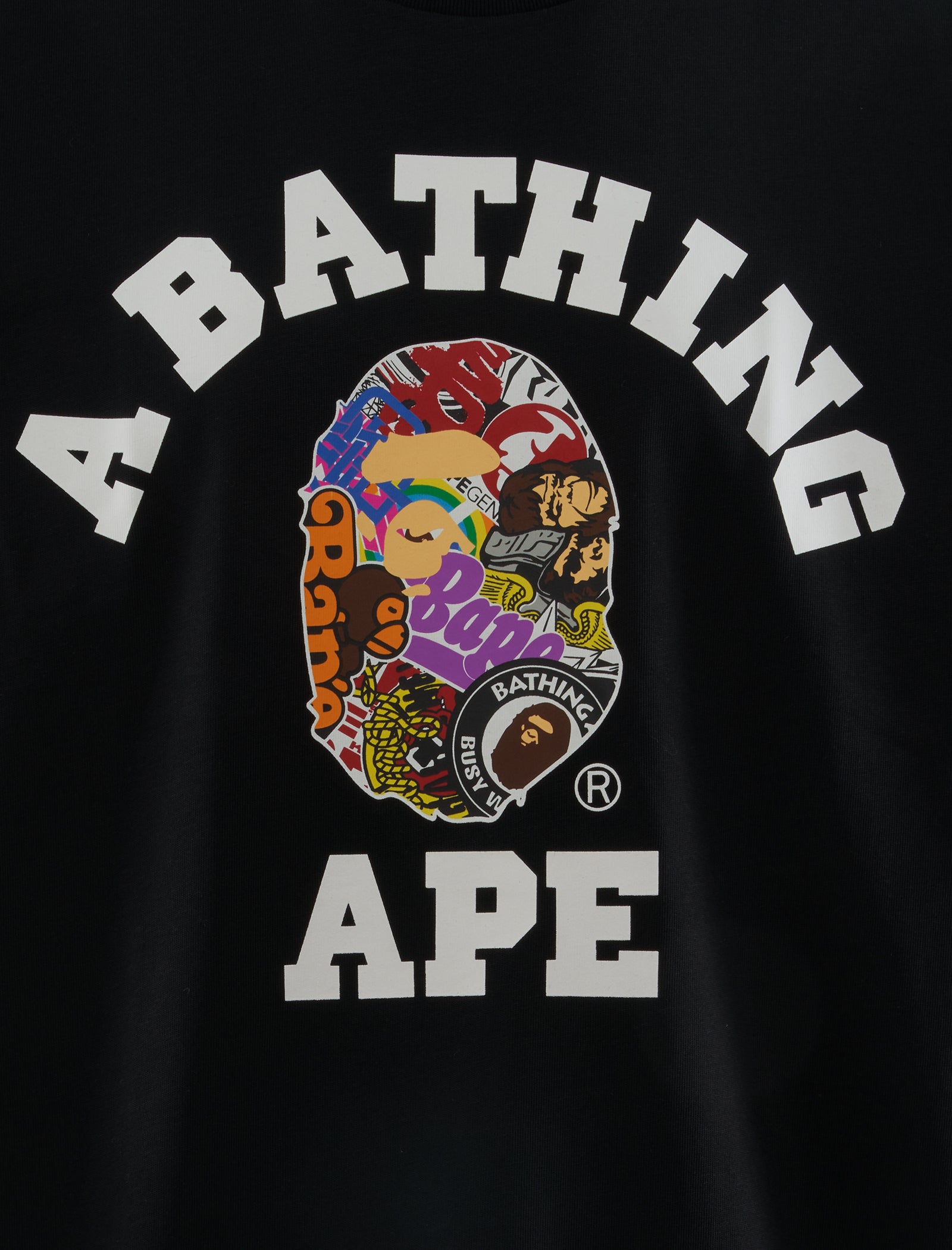 A BATHING APE カレッジ リラックス TEE – Social Status