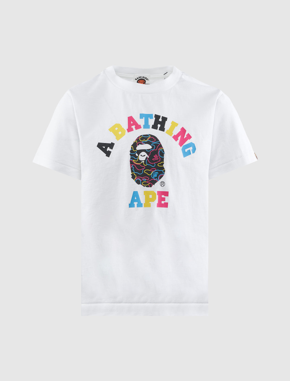 A BATHING APE KIDS NEON CAMO TEE – Social Status