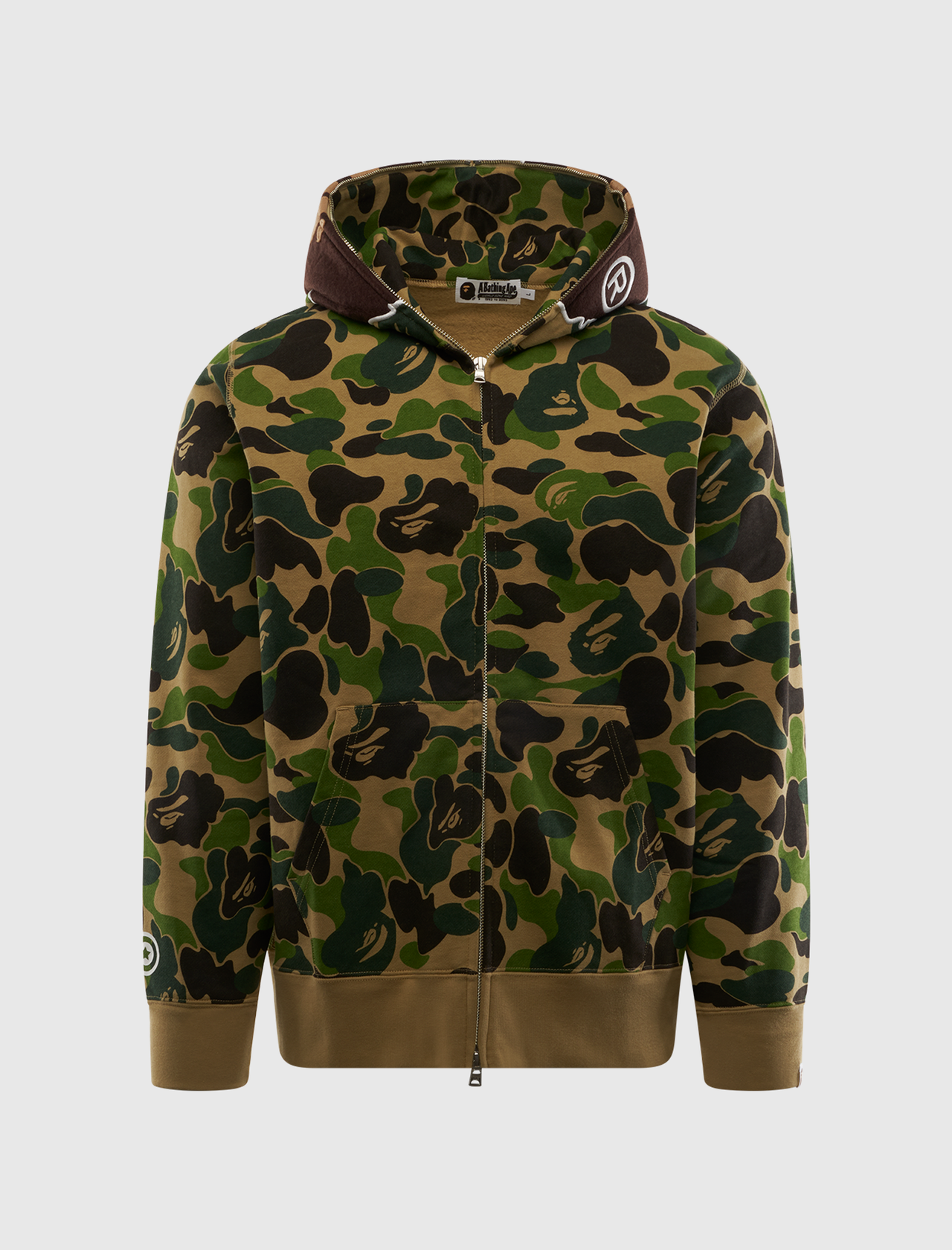 BAPE ABC CAMO 2ND APE FULL ZIP HOODIE – Social Status