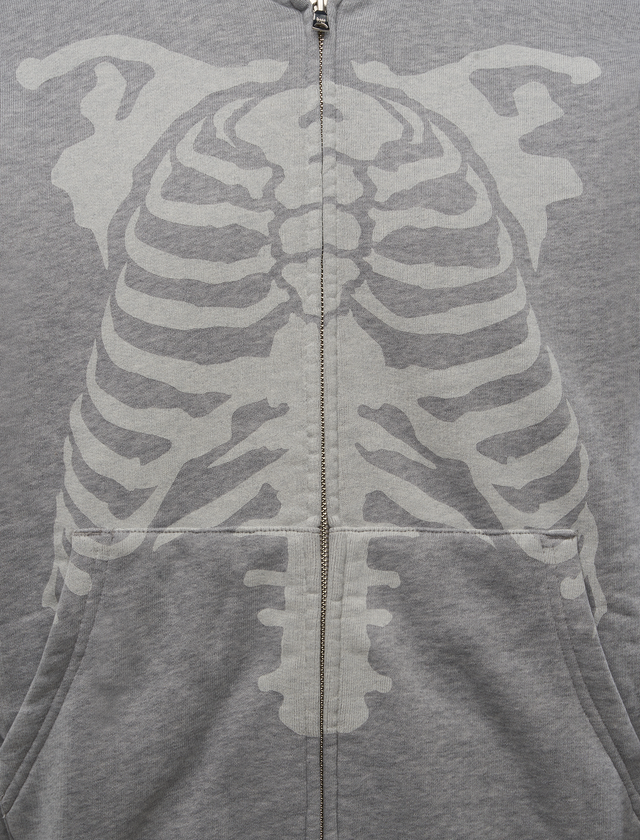 SKELETON SHARK FULL ZIP HOODIE