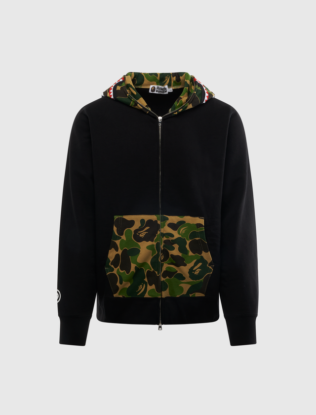 ABC CAMO DOUBLE SHARK RELAXED FIT FULL ZIP HOODIE