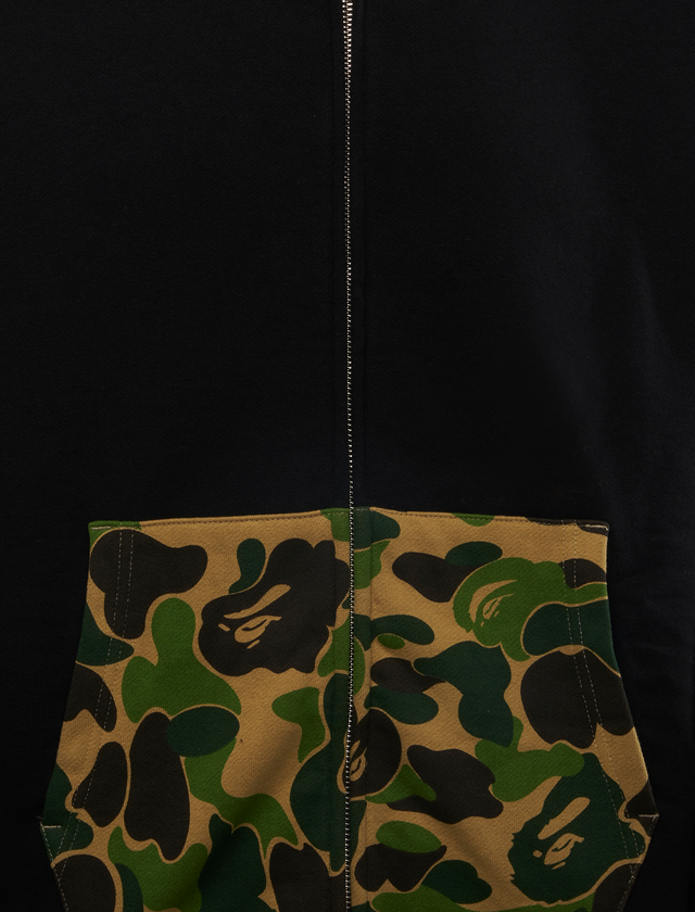 ABC CAMO DOUBLE SHARK RELAXED FIT FULL ZIP HOODIE