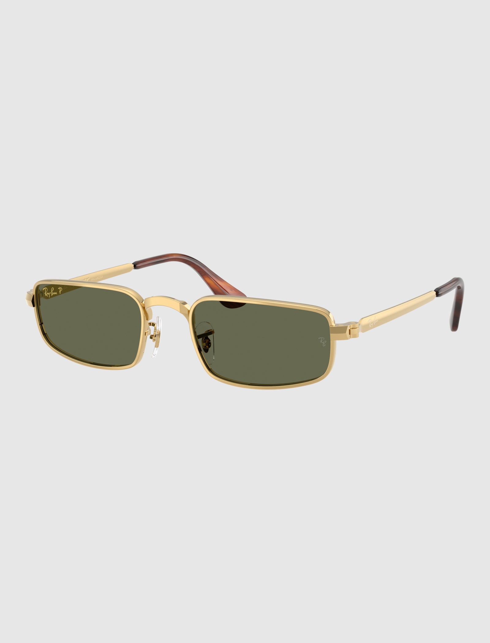 Ray-Ban p ゴールドフレーム サングラス A$AP ROCKY x RAY-BAN BOLD METAL SUNGLASSES (GREEN LENS) – Social