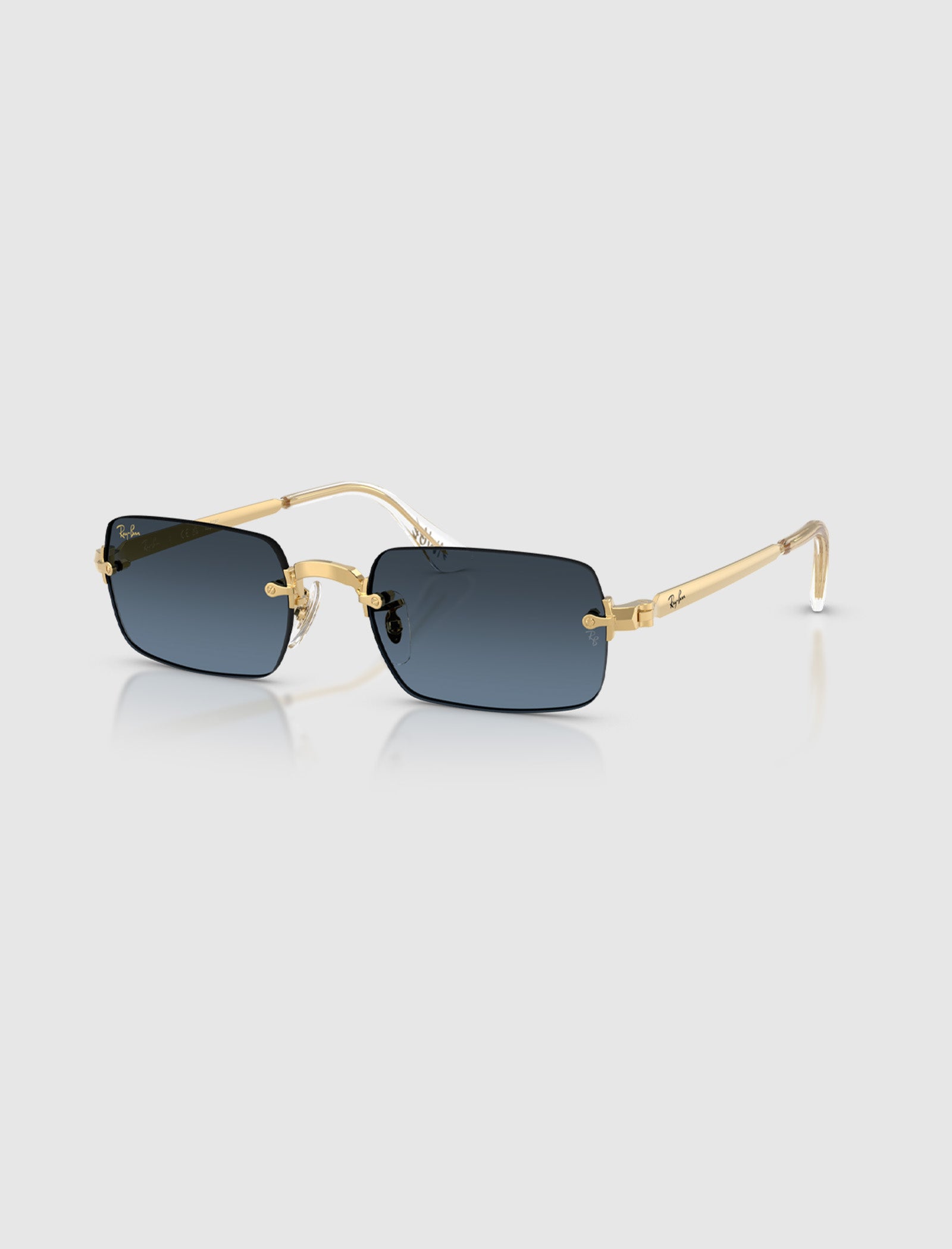 A$AP ROCKY x RAY-BAN リムレスサングラス（ブルーグラデーション