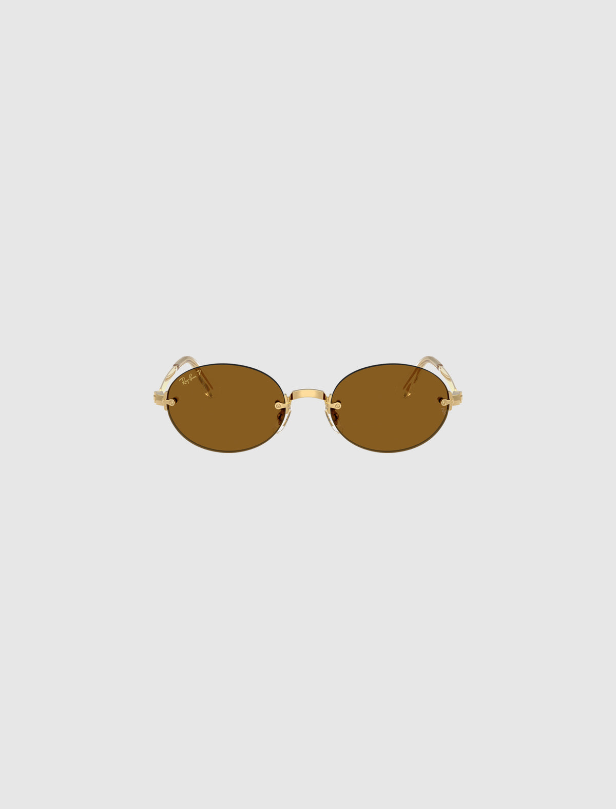 A$AP ROCKY x RAY-BAN リムレスサングラス (ダークブラウンレンズ 