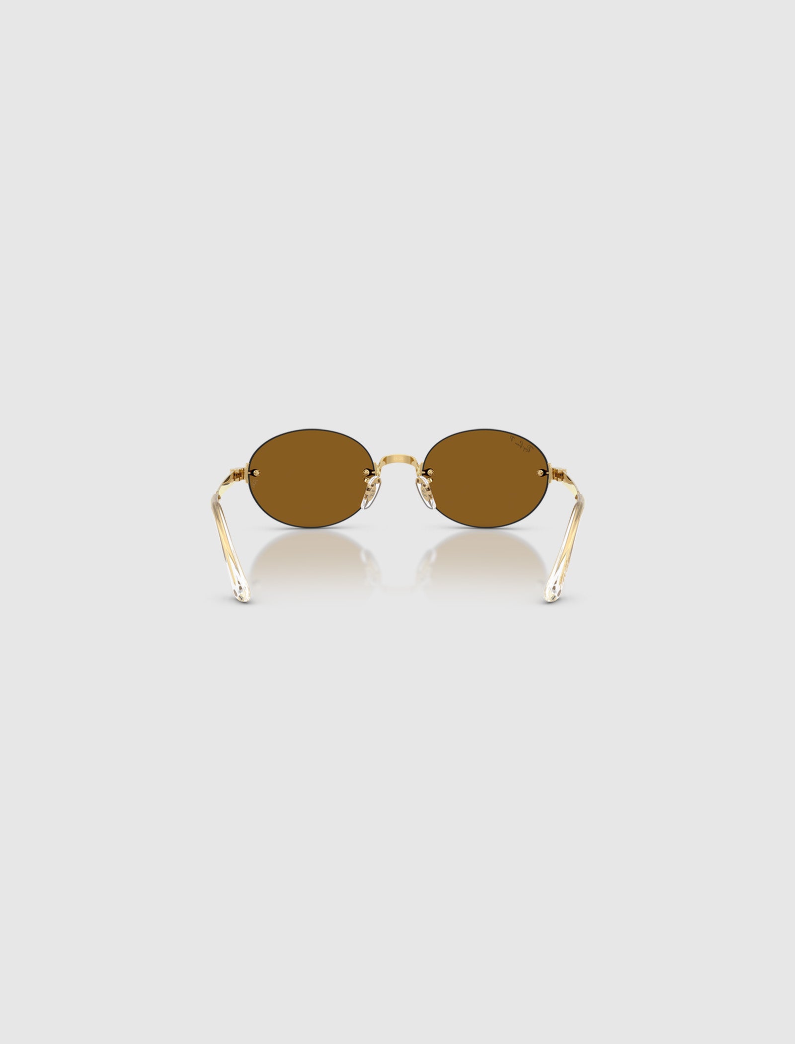 A$AP ROCKY x RAY-BAN リムレスサングラス (ダークブラウンレンズ