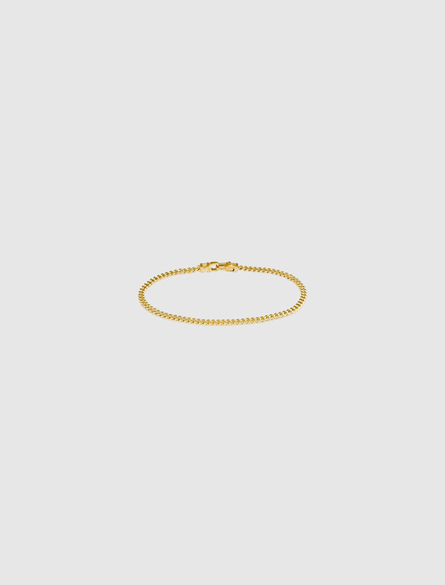 CURB BRACELET M GOLD