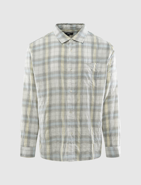 トップス stussy 25SS beach plaid shirts STÜSSY BEACH PLAID SHIRT – Social Status