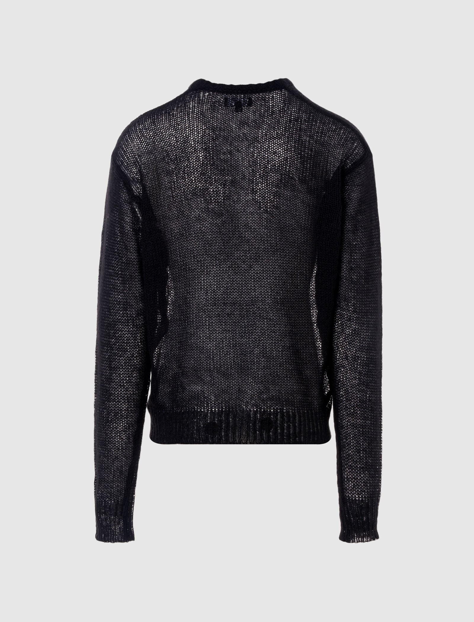 STUSSY LOOSE KNIT LOGO SWEATER