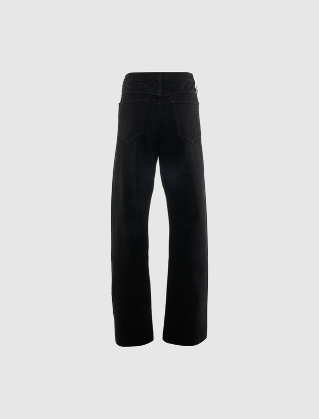 STRAIGHT LEG DENIM JEANS