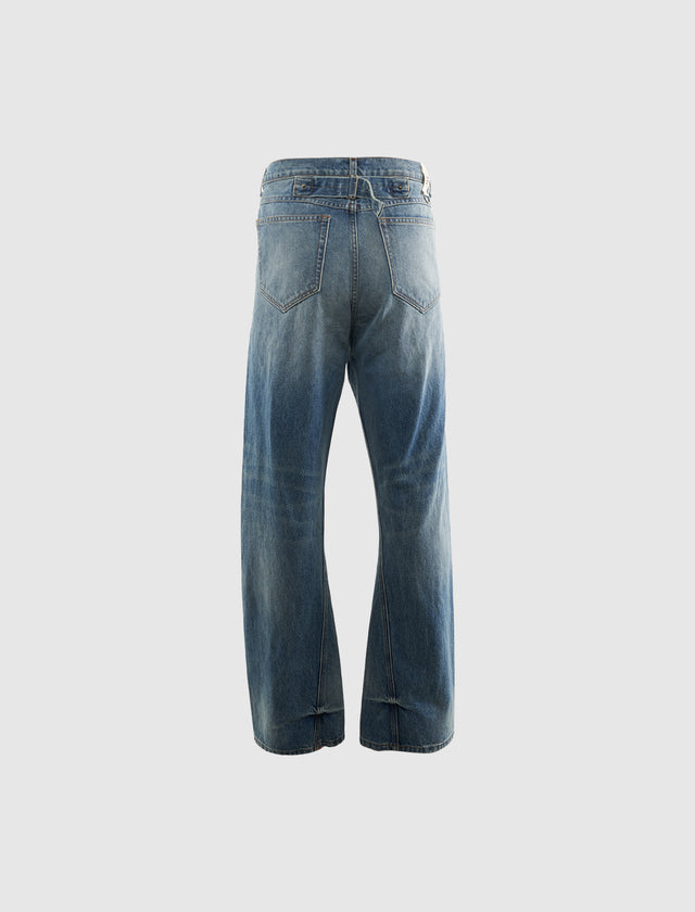 TWISTED SEAM DENIM JEAN