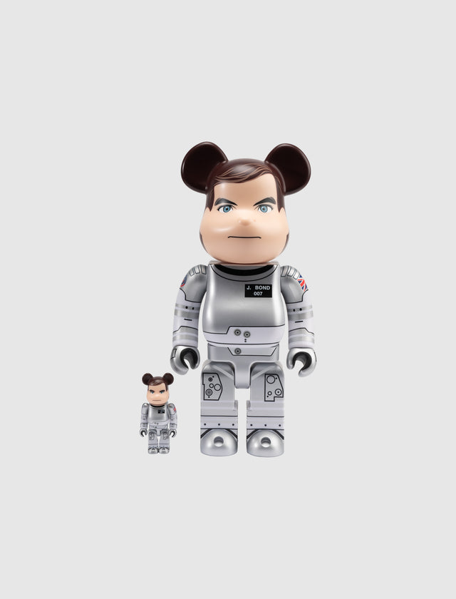 BE@RBRICK 007 JAMES BOND MOONRAKER 100% & 400%