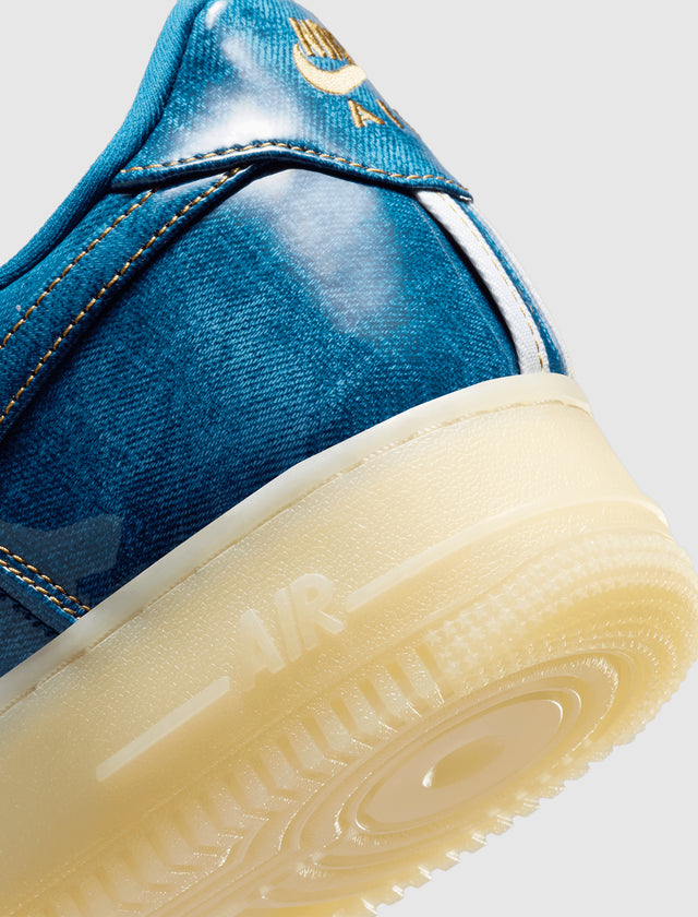 AIR FORCE 1 RETRO "COASTAL BLUE/COASTAL BLUE/NATURAL FLAX"