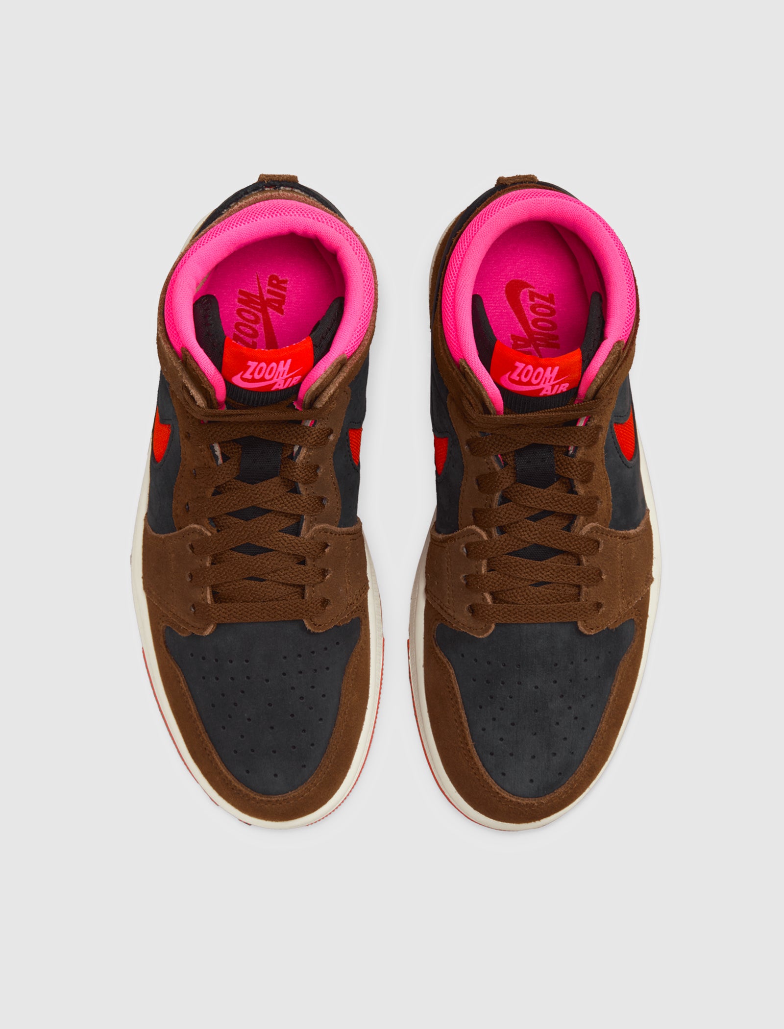WOMEN'S AIR JORDAN 1 ZOOM CMFT 2 "CACAO WOW/PICANTE RED"