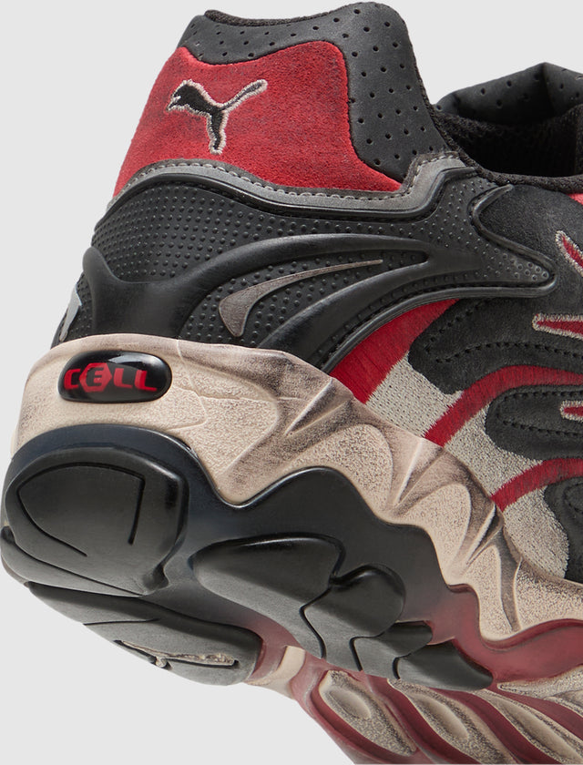 A$AP ROCKY INHALE DISTRESSED CANVAS "BLACK/POP RED"