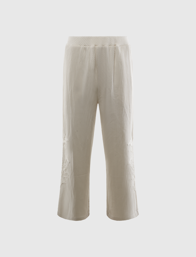 CROCHET FLOWER PANTS