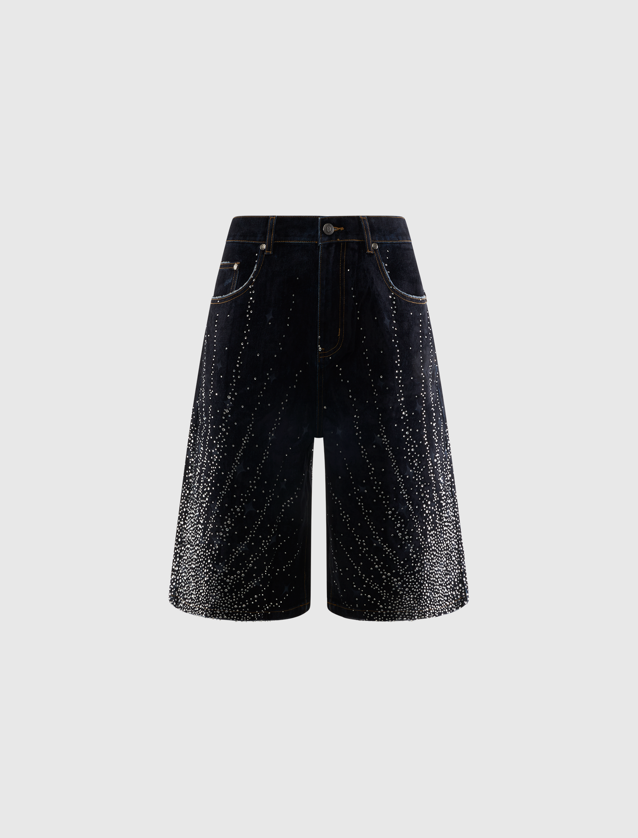 BIRTH OF ROYAL CHILD 20K DIAMOND STARLIGHT DENIM SHORTS