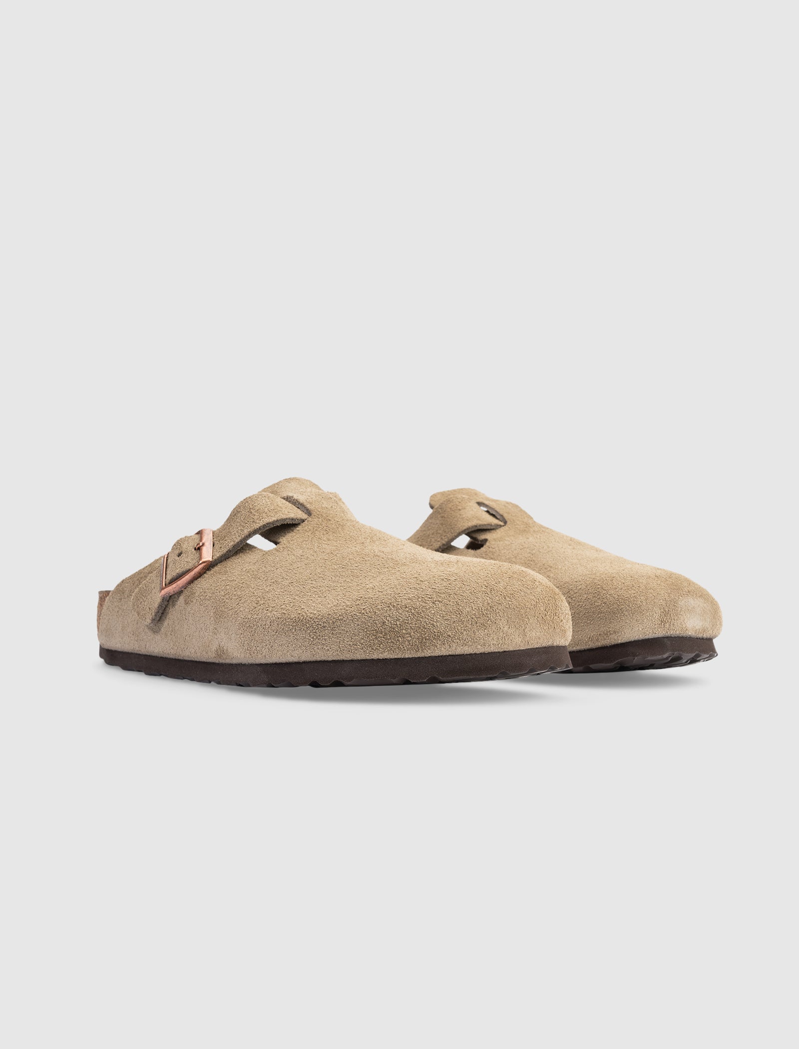 BOSTON SUEDE LEATHER "TAUPE"