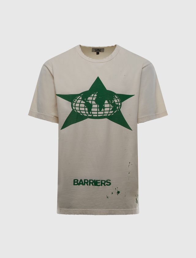 DISTRESSED STAR LOGO TEE