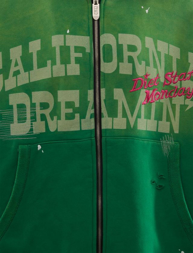 カリフォルニア ドリーミン フルジップフーディー