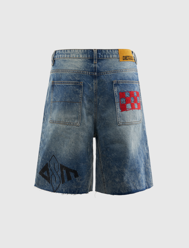 DOODLE DENIM SHORTS
