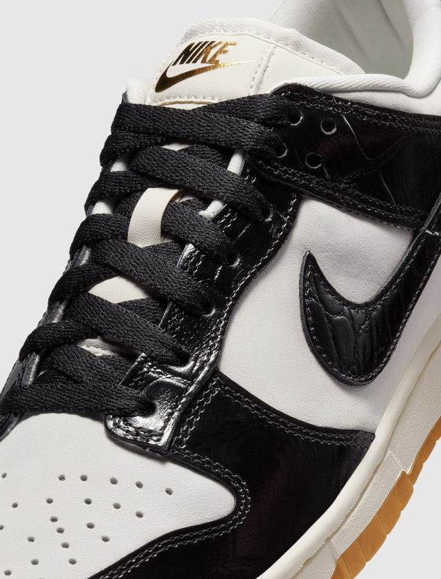 WOMEN'S DUNK LOW "BLACK CROC" LX