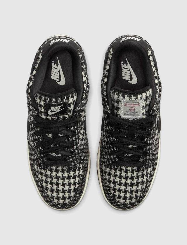 WOMEN'S DUNK LOW HARRIS TWEED "BLACK/WHITE"