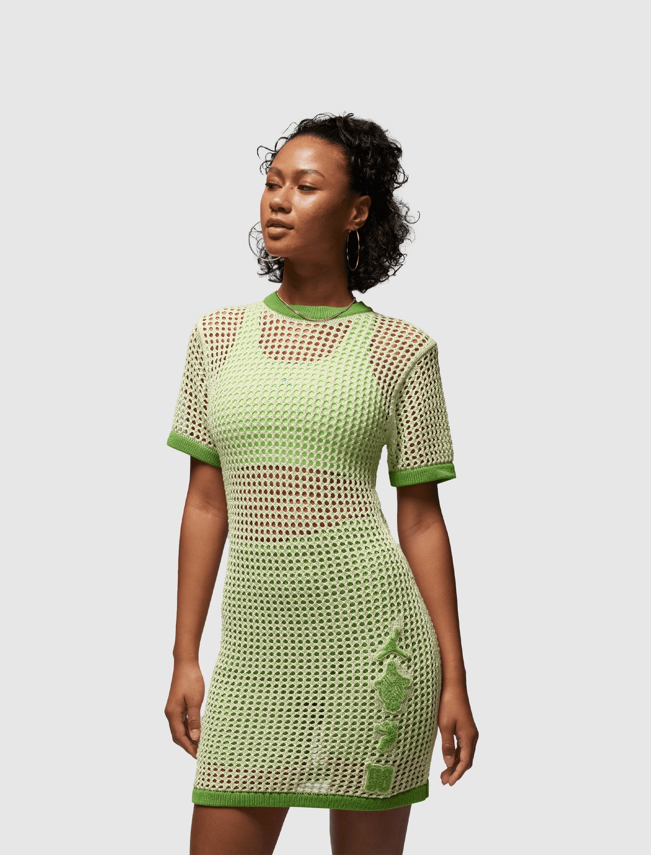 green emerald velvet dress JORDAN BRAND WOMEN'S UNION x BBS DRESS – Social Status