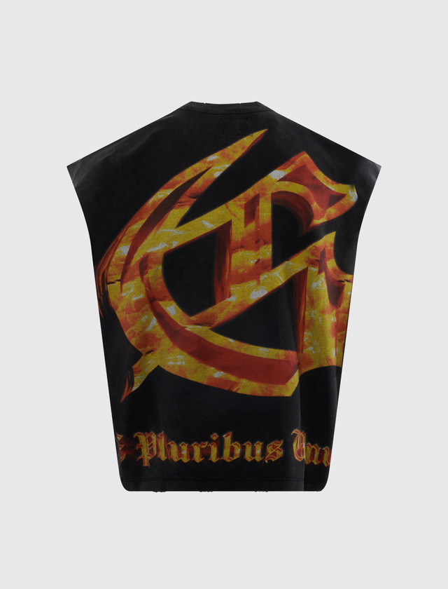ECHOES EMPIRE SLEEVELESS TEE
