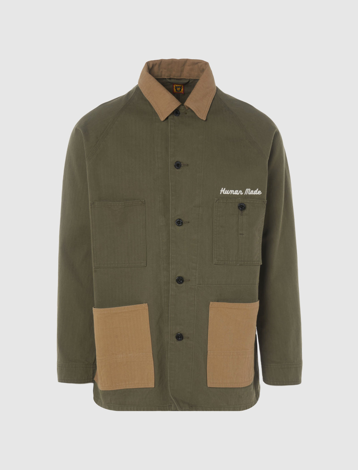 HUMAN MADE HERRINGBONE COVERALL JACKET – Social Status
