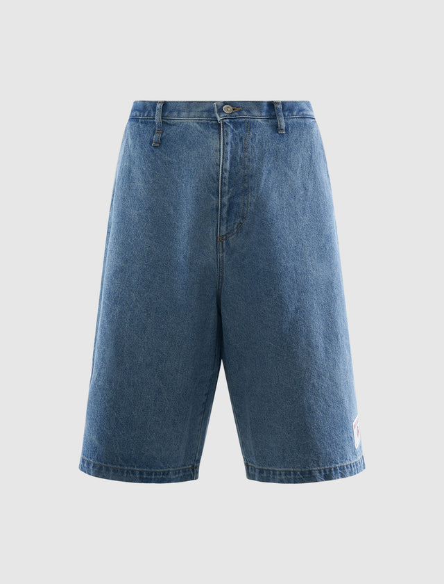 DENIM PAINTER SHORTS