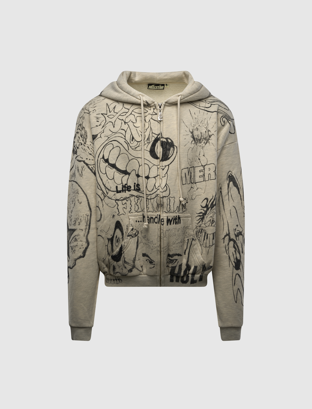 GRAFFITI ZIP-UP