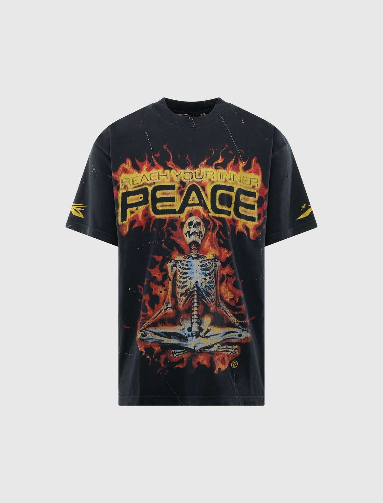 Peace HELLSTAR INNER PEACE SKELETON TEE – Social Status