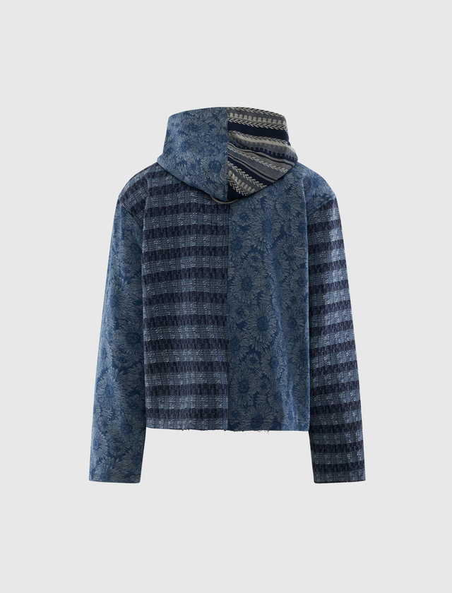 INDIGO TAPESTRY HOODIE