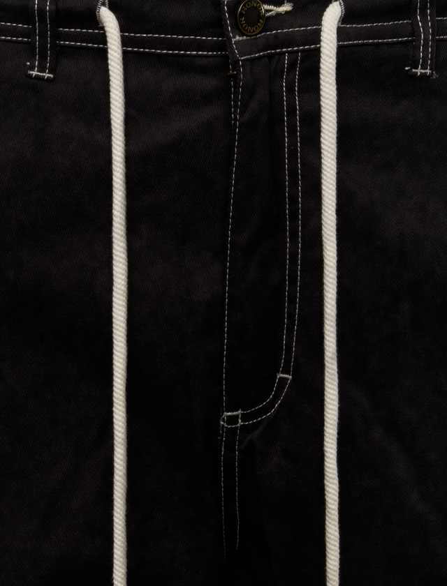 TWILL EMBROIDERED PANT