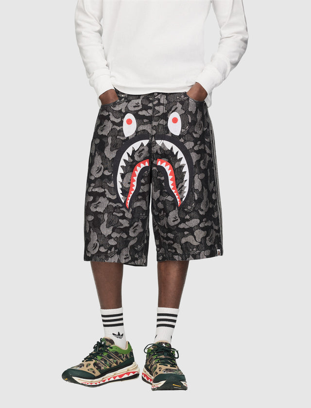 SHARK DENIM JORTS