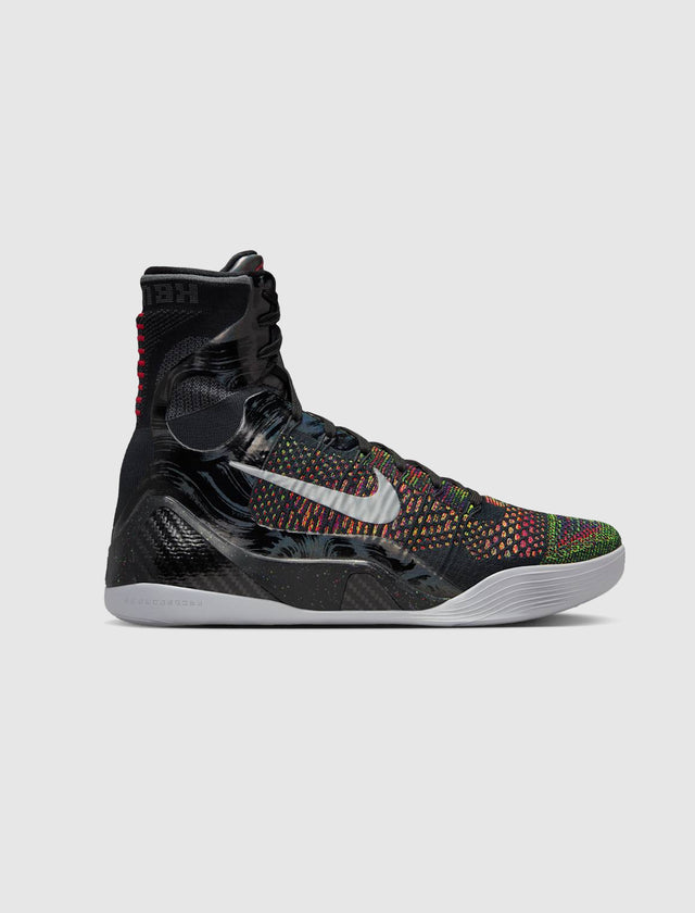 KOBE IX ELITE HIGH PROTRO "BLACK/METALLIC SILVER-BRIGHT CRIMSON"
