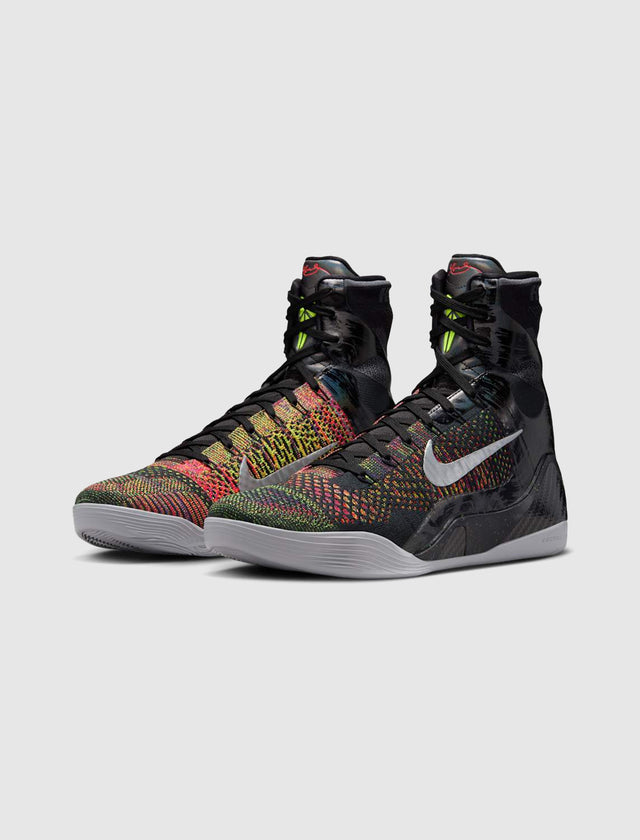 KOBE IX ELITE HIGH PROTRO "BLACK/METALLIC SILVER-BRIGHT CRIMSON"