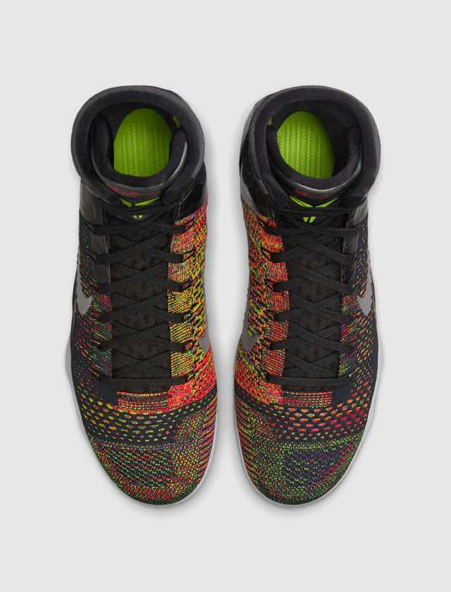 KOBE IX ELITE HIGH PROTRO "BLACK/METALLIC SILVER-BRIGHT CRIMSON"