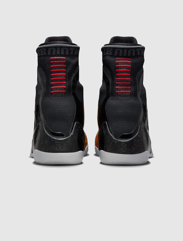 KOBE IX ELITE HIGH PROTRO "BLACK/METALLIC SILVER-BRIGHT CRIMSON"