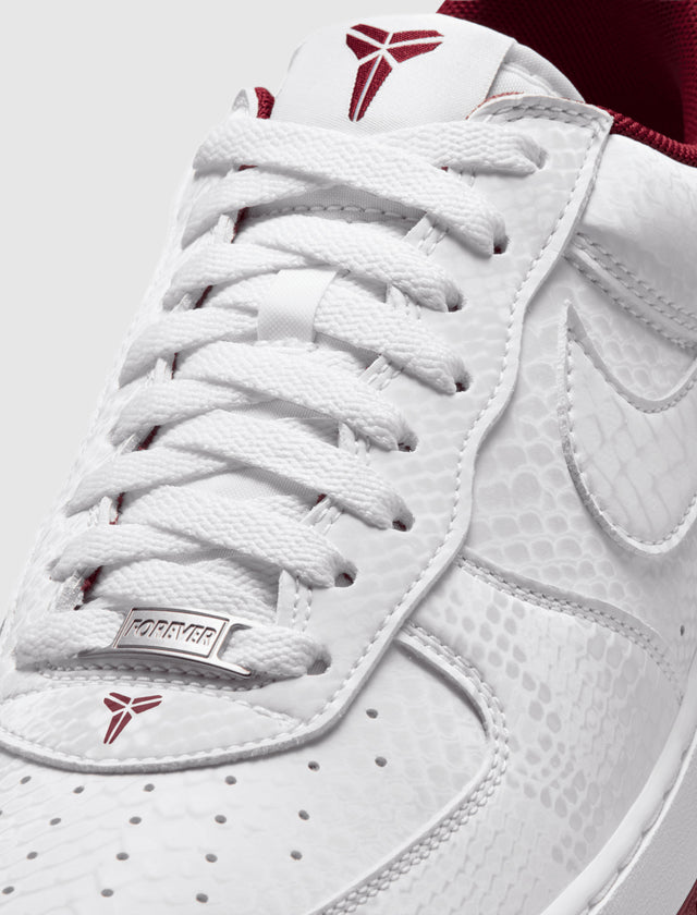 KOBE AIR FORCE 1 LOW "WHITE/TEAM RED"