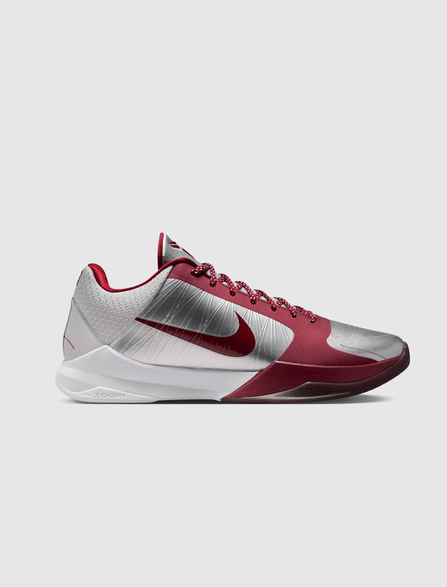 KOBE V PROTRO "METALLIC SILVER/ TEAM RED"