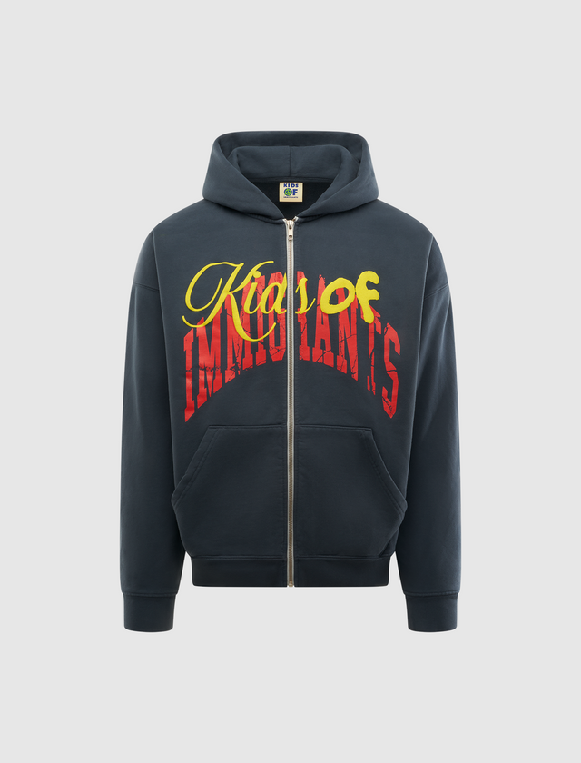 KOI STACKED UP ZIP HOODIE