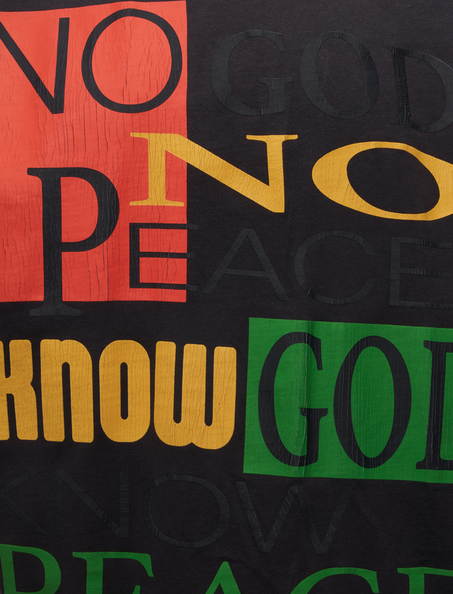 NO GOD NO PEACE BOXY TEE