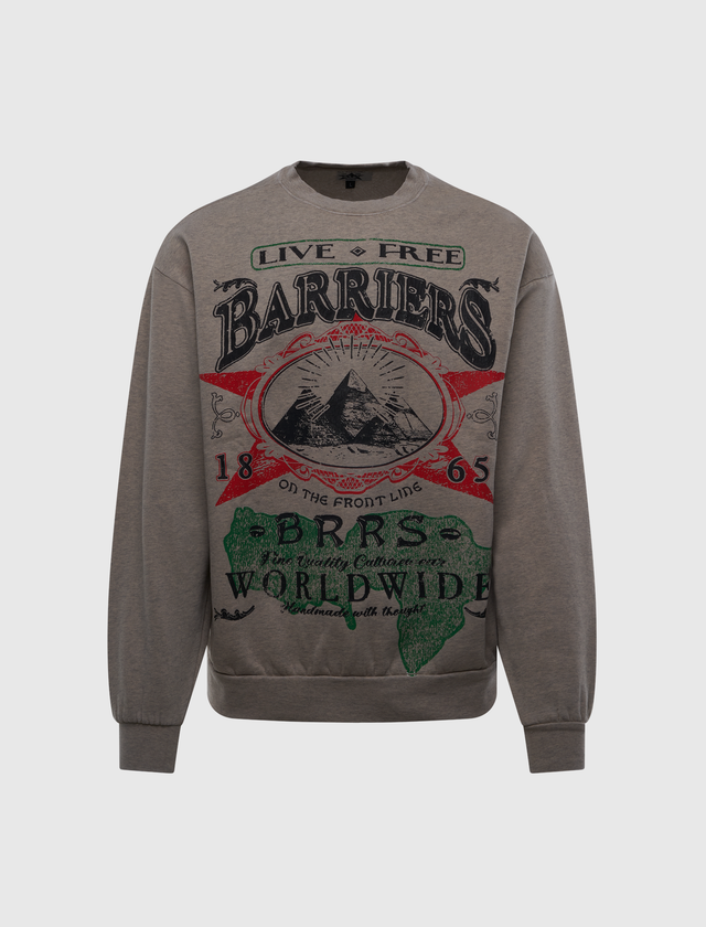 ON THE FRONT LINE CREWNECK