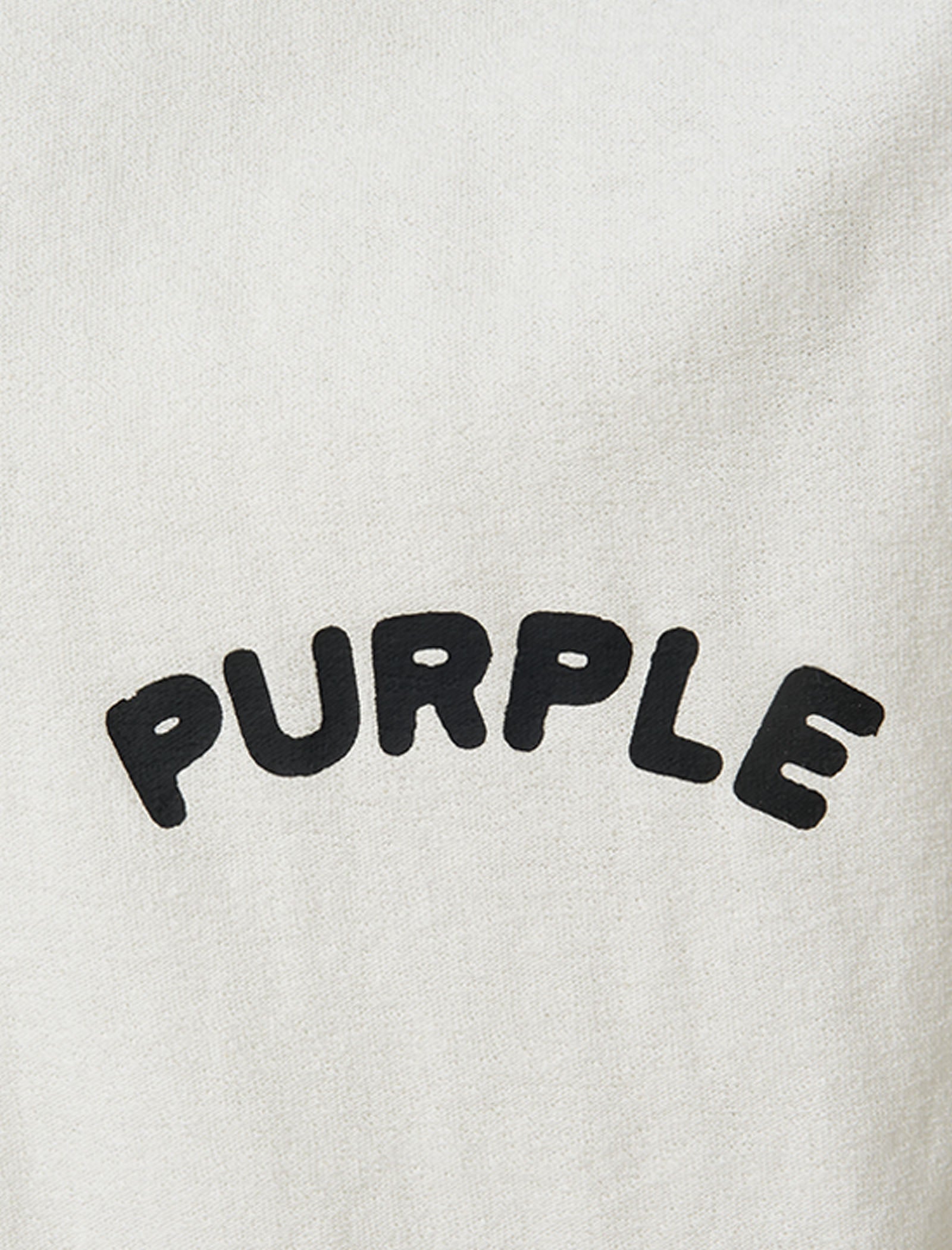 PURPLE TEXTURED INSIDE OUT TEE
