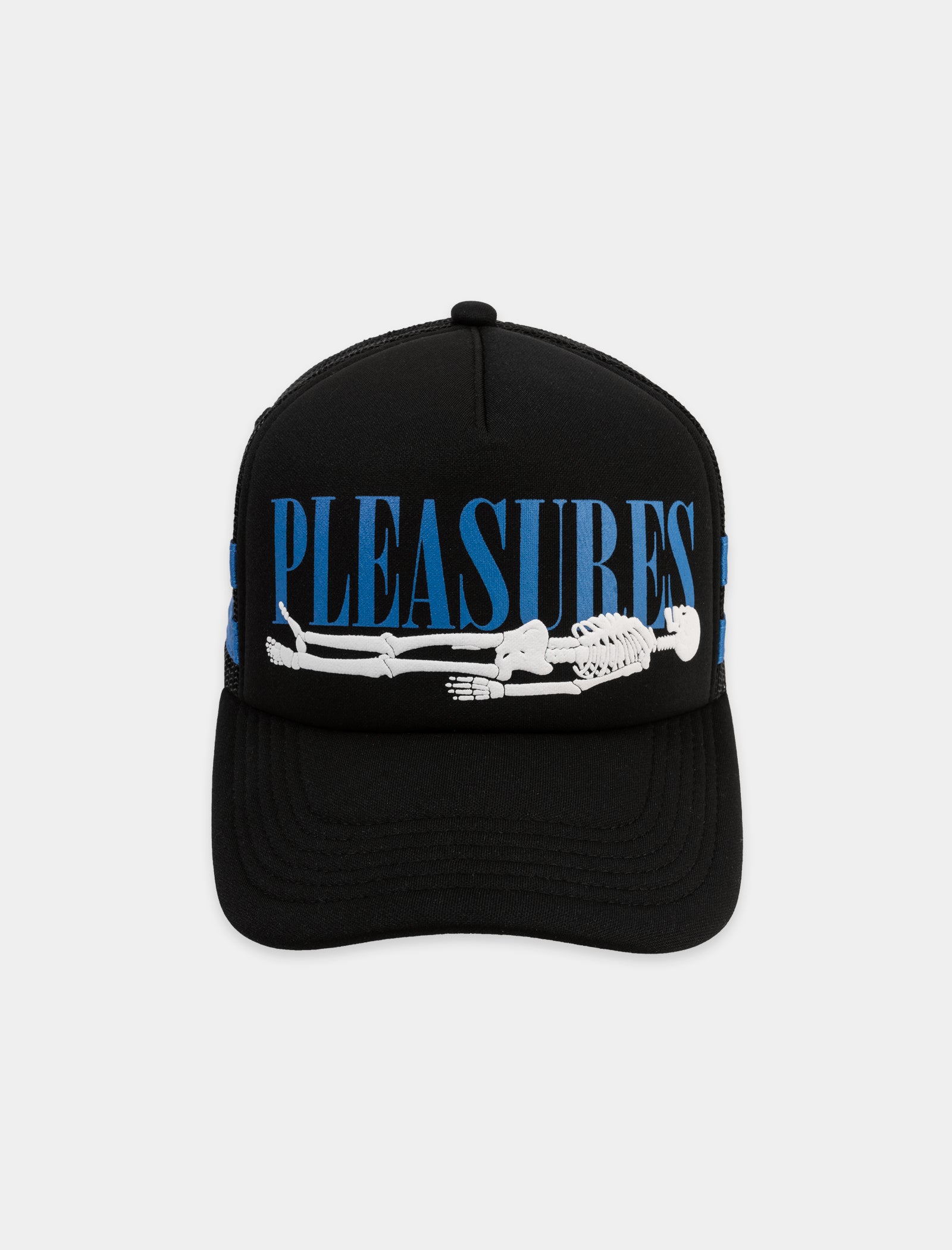 PLEASURES BONES TRUCKER HAT