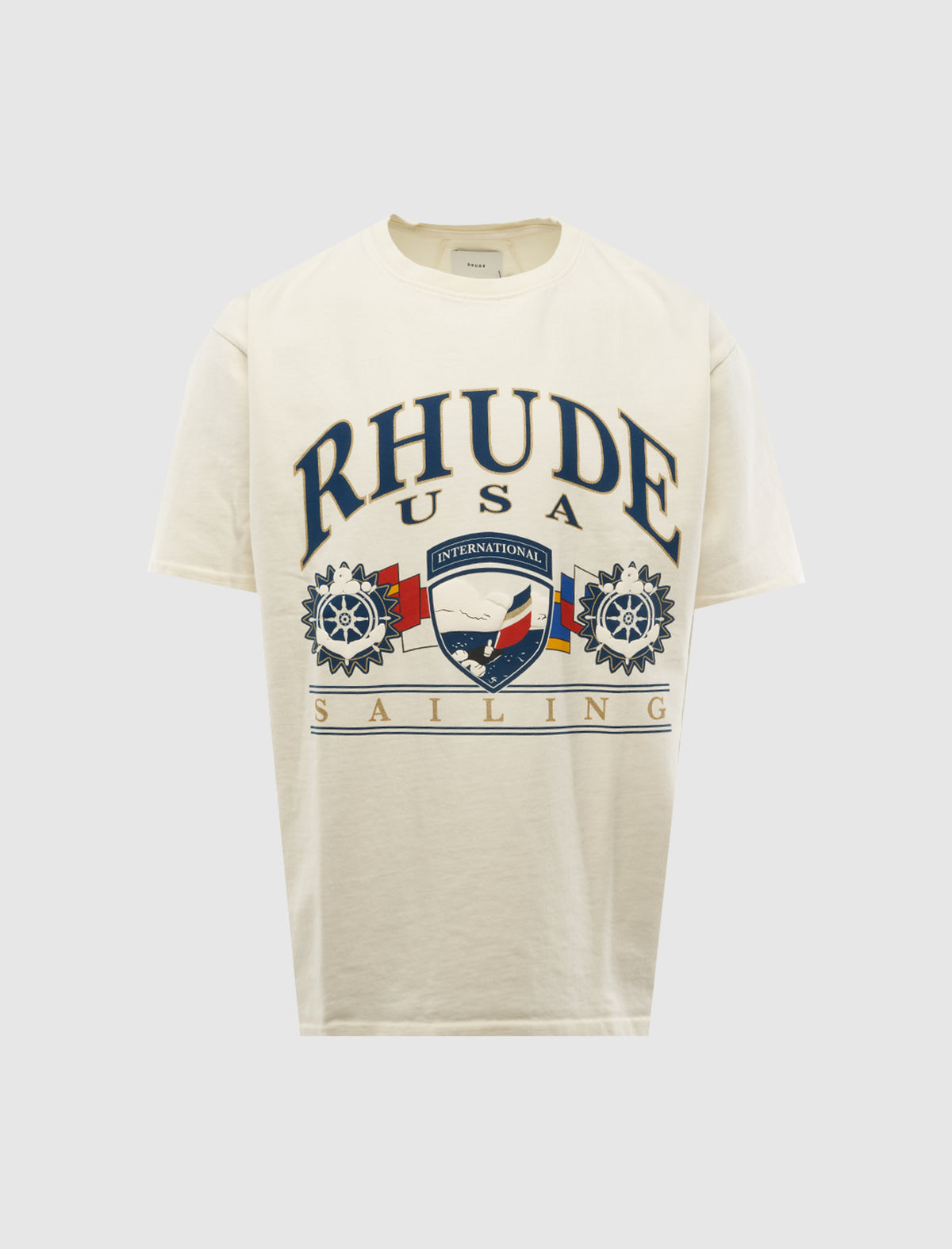RHUDE USA セーリング アイコン Tシャツ – Social Status