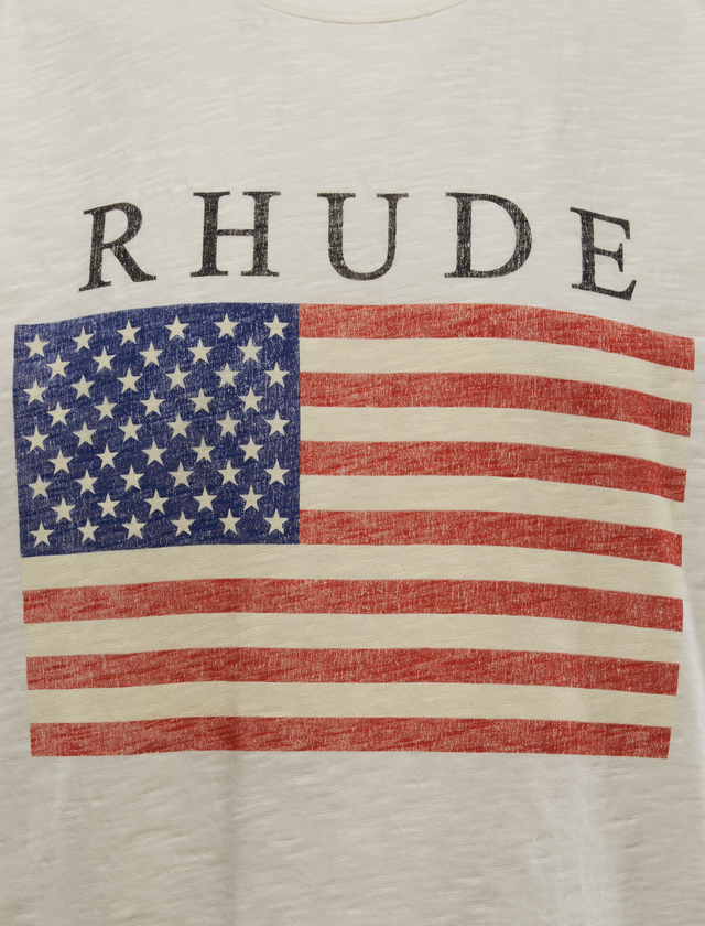 USA FLAG SLUB TEE