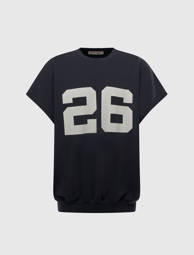 RELAXED FLEECE CUTOFF SWEATSHIRT